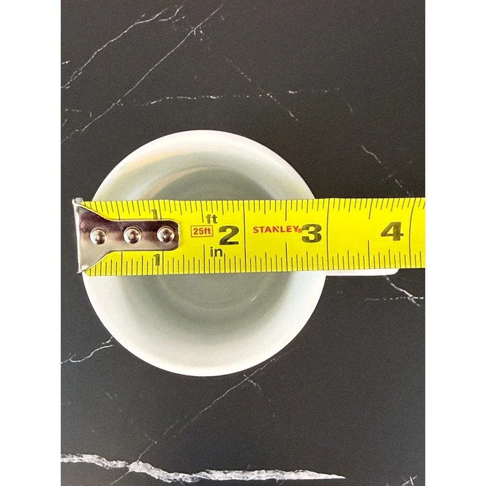 Sur La Table PAIR (2) White Ceramic‎ Bistro Mugs